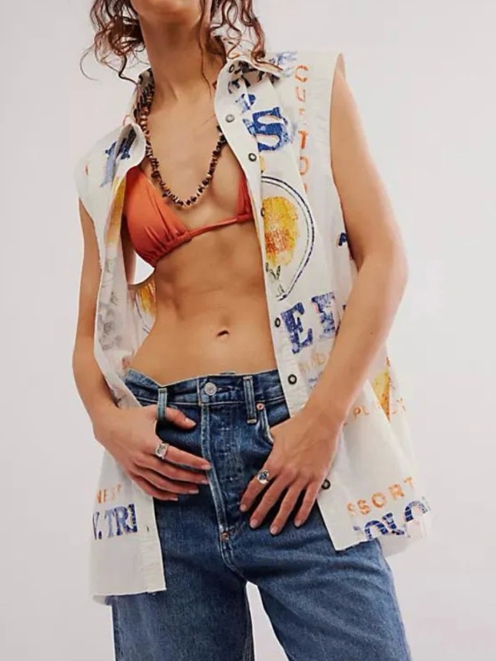 Free People Moon Flower Shirt 
 Medium NWT